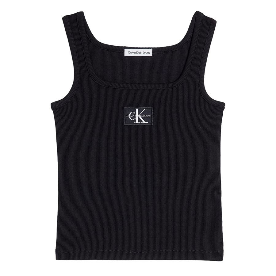 RIB BADGE SQUARE NECK TANK TOP Calvin Klein | CKIG0IG02440BEH